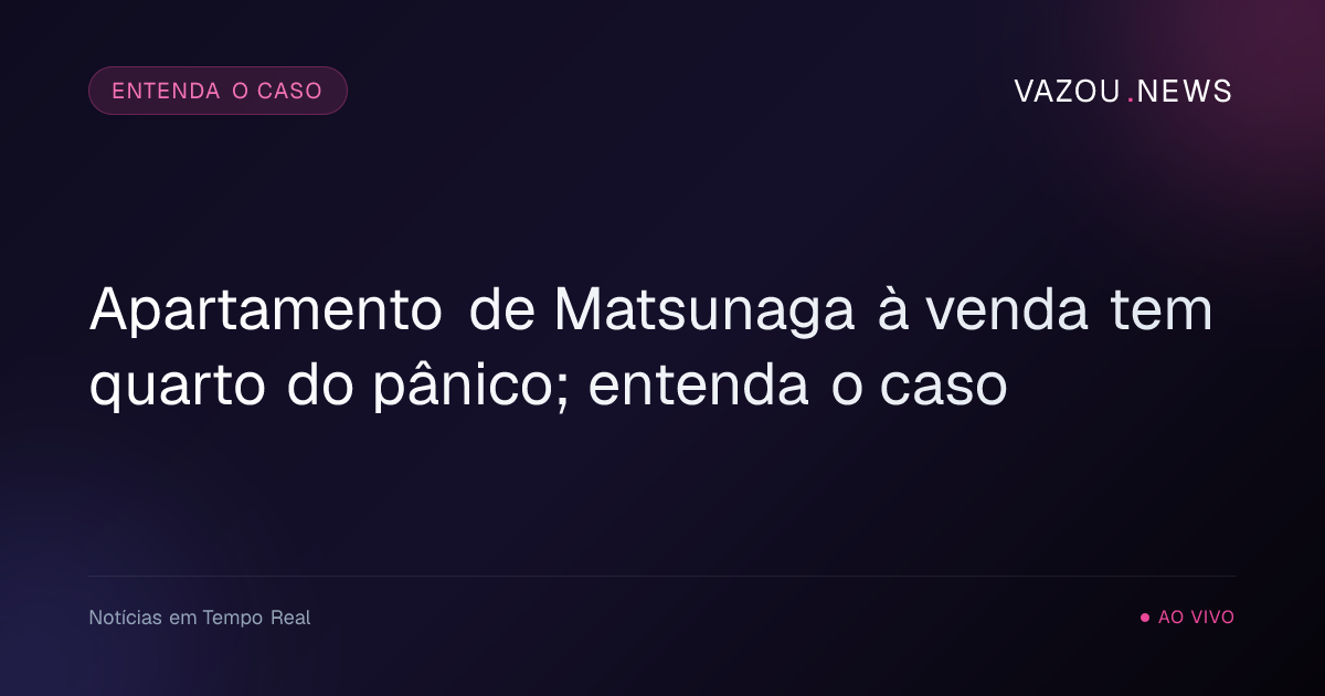 Amante de Marcos Matsunaga fala sobre seu relacionamento antes do crime